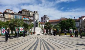 Ncleo do Porto da A.E.F.A. na cerimnia do Dia do Combatente